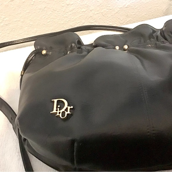 Christian Dior Leather Crossbody Bag/ Gold Chain - Picture 12 of 16